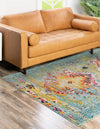 Venetian Tapestry Collection Area Rug -  SanMarco Rectangular Turquoise  lifestyle 23