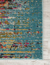 Venetian Tapestry Collection Area Rug -  SanMarco Runner Turquoise  lifestyle 37