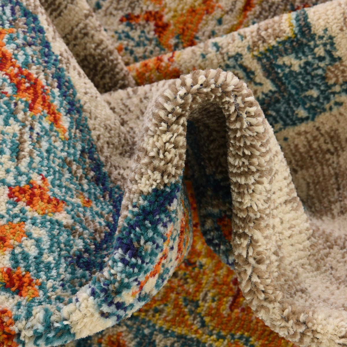 Venetian Tapestry Collection Area Rug -  Accademia Rectangle Blue  lifestyle 8