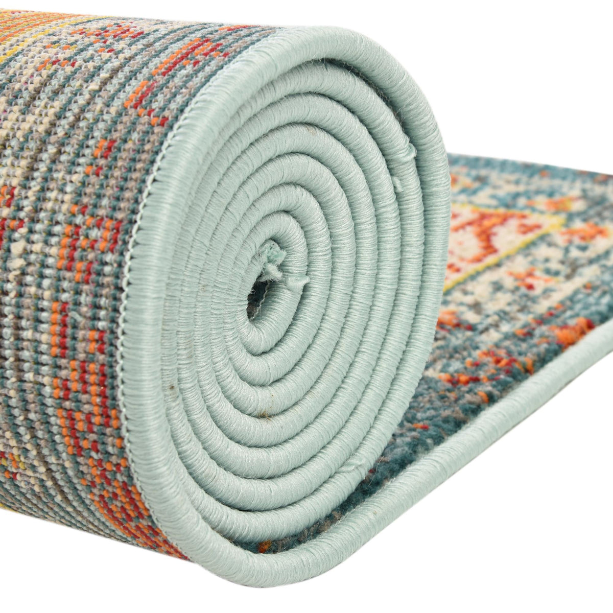 Venetian Tapestry Collection Area Rug -  Accademia Rectangle Blue  lifestyle 12