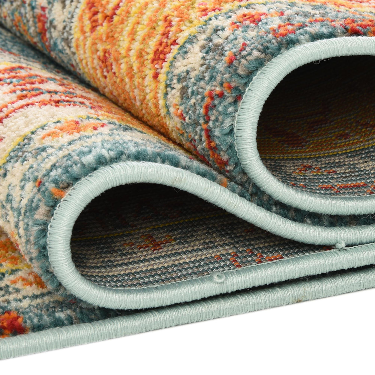 Venetian Tapestry Collection Area Rug -  Accademia Rectangle Blue  lifestyle 13