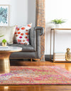 Venetian Tapestry Collection Area Rug -  Salute Rectangular Multi  lifestyle 37