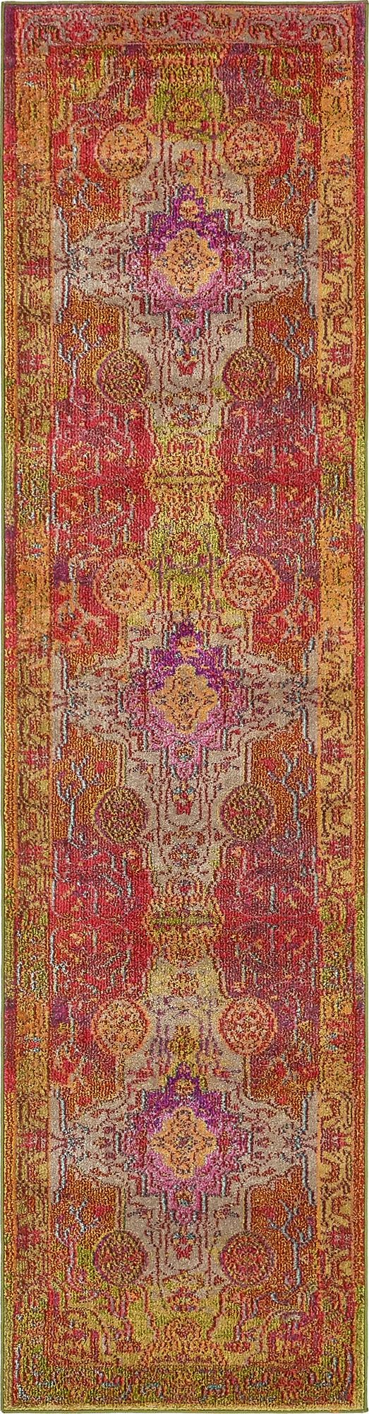 Venetian Tapestry Collection Area Rug -  Salute Runner Multi  lifestyle 26