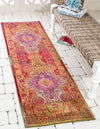 Venetian Tapestry Collection Area Rug -  Salute Runner Multi  lifestyle 30