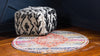 Venetian Tapestry Collection Area Rug -  Rialto Round Multi  lifestyle 22