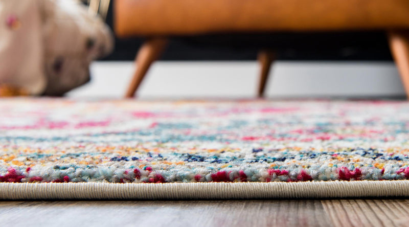 Venetian Tapestry Collection Area Rug -  Cannaregio Round Multi  lifestyle 24