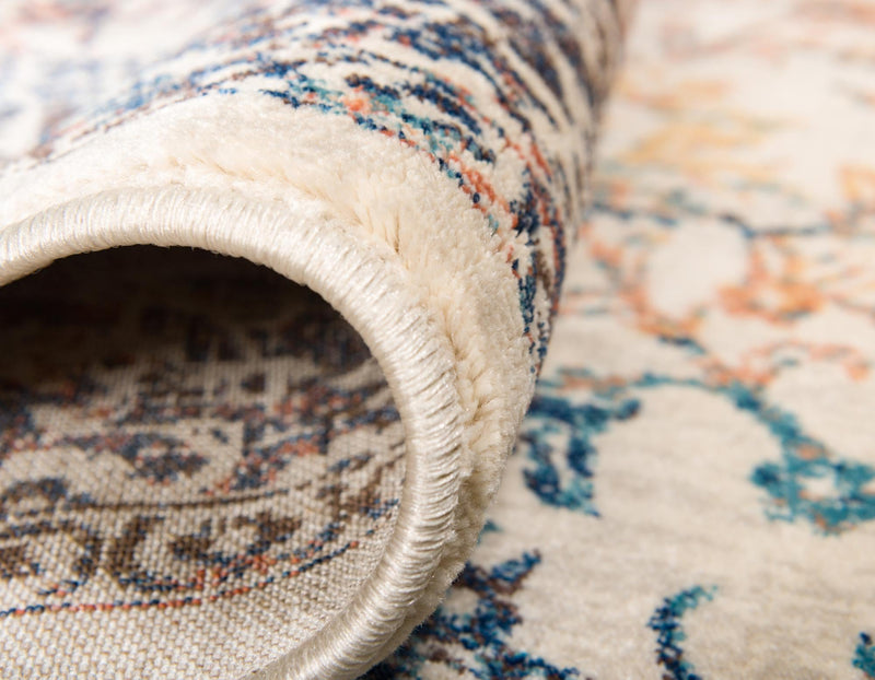 Copenhagen Dahlia Collection Area Rug -  Østerbro Square Beige  lifestyle 18