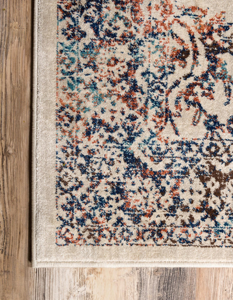 Copenhagen Dahlia Collection Area Rug -  Østerbro Square Beige  lifestyle 20