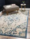 Copenhagen Dahlia Collection Area Rug -  Bispebjerg Rectangle Beige  lifestyle 4