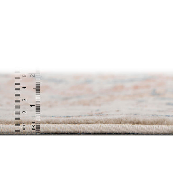 Copenhagen Dahlia Collection Area Rug -  Bispebjerg Rectangle Beige  lifestyle 5