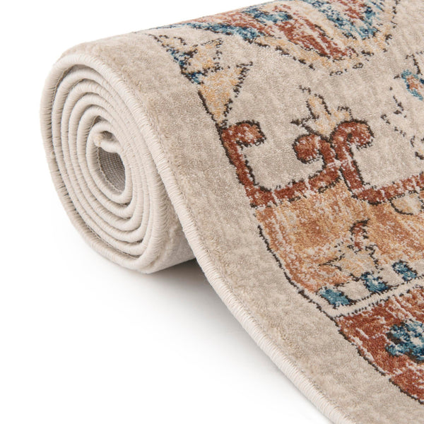Copenhagen Dahlia Collection Area Rug -  Bispebjerg Rectangle Beige  lifestyle 12