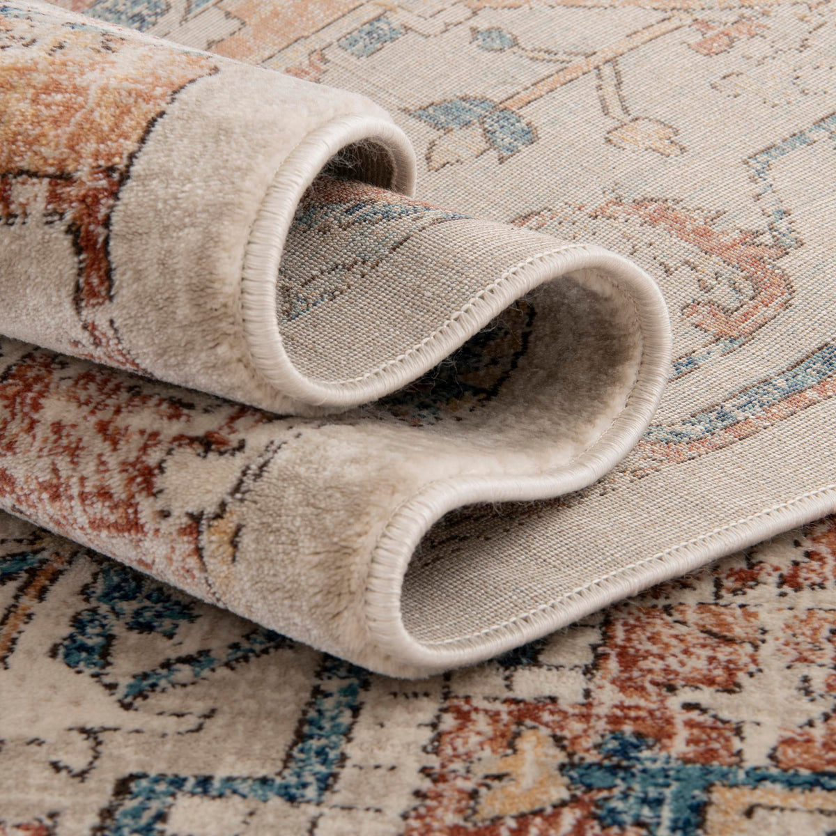 Copenhagen Dahlia Collection Area Rug -  Bispebjerg Rectangle Beige  lifestyle 13