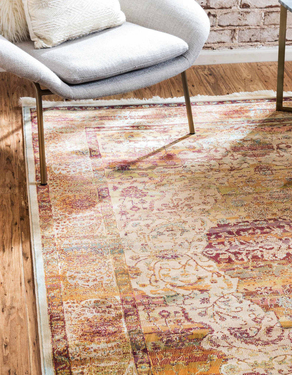 Caribbean Breeze Collection Area Rug -  Oracabessa Rectangle Cream  lifestyle 4