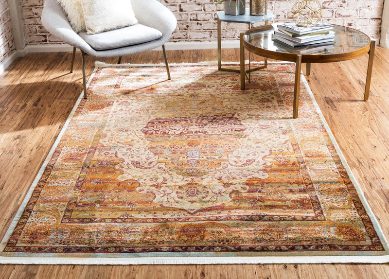 Caribbean Breeze Collection Area Rug -  Oracabessa Rectangle Cream  lifestyle 5