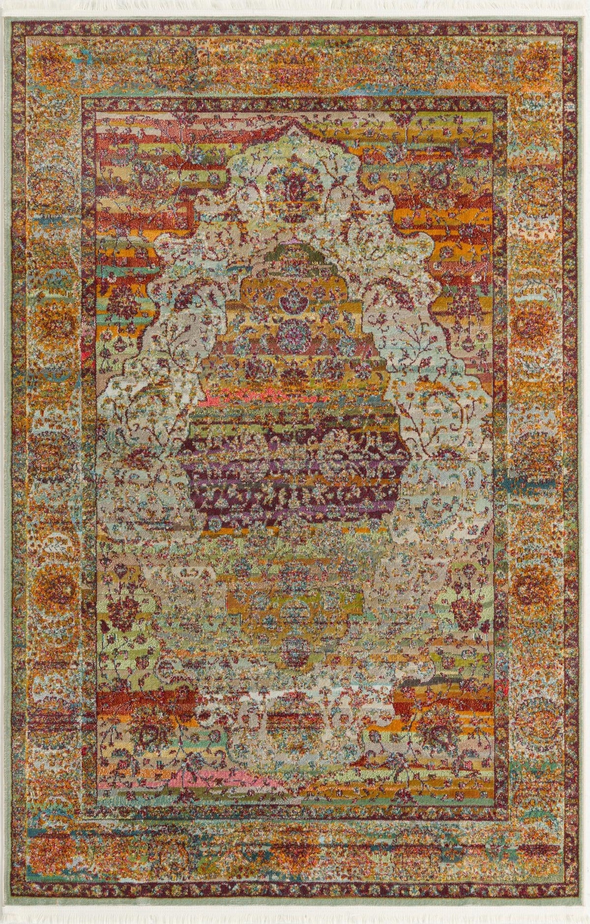 Caribbean Breeze Collection Area Rug -  Oracabessa Rectangle Cream  lifestyle 2