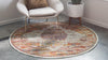 Caribbean Breeze Collection Area Rug -  Oracabessa Round Cream  lifestyle 10