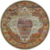 Caribbean Breeze Collection Area Rug -  Oracabessa Round Cream  lifestyle 9