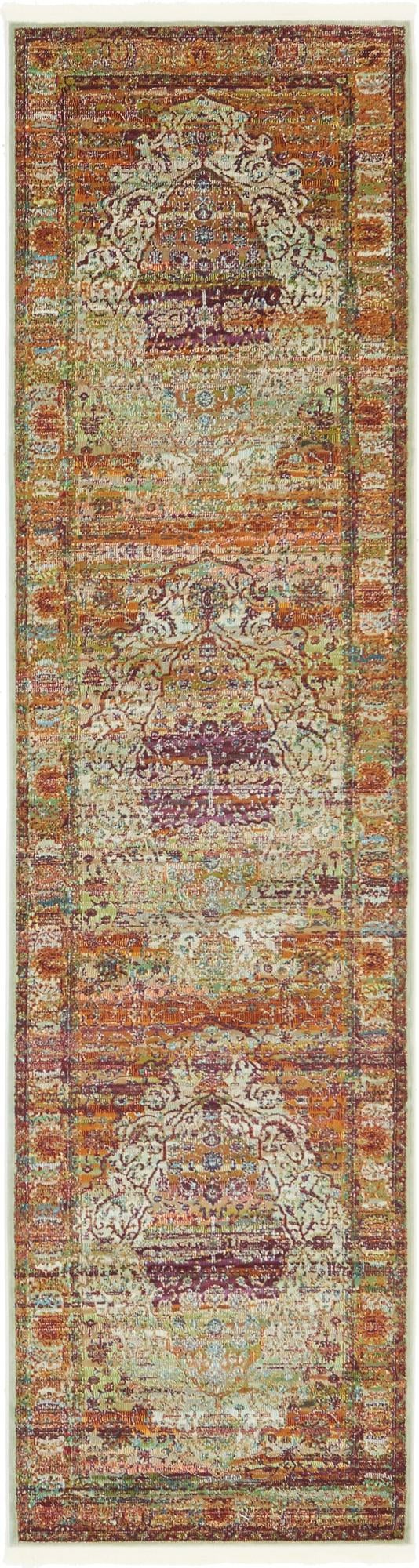 Caribbean Breeze Collection Area Rug -  Oracabessa Runner Cream  lifestyle 7