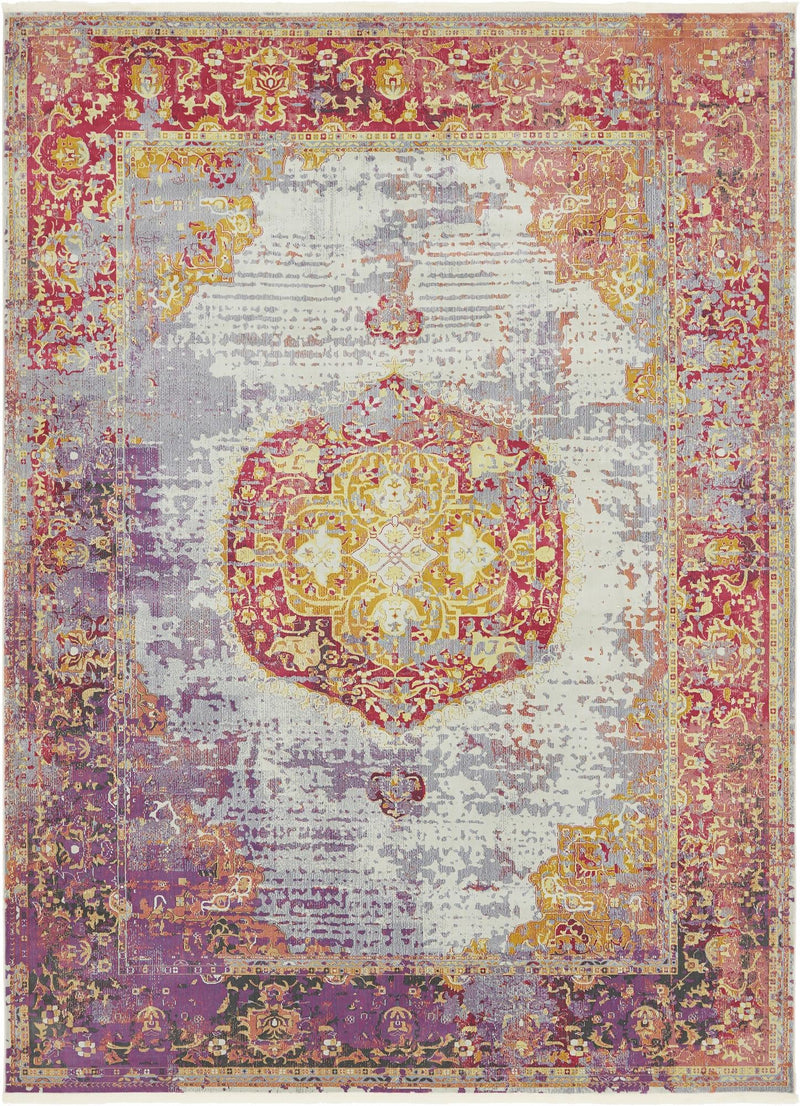 Caribbean Breeze Collection Area Rug -  Palm Rectangle Multi Main