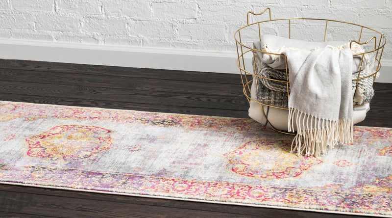 Caribbean Breeze Collection Area Rug -  Palm Runner Multi  lifestyle 11