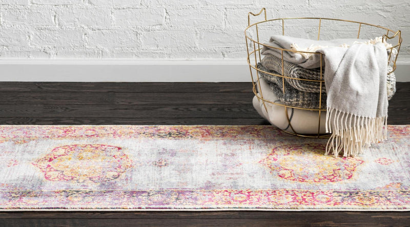 Caribbean Breeze Collection Area Rug -  Palm Runner Multi  lifestyle 13