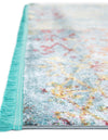 Caribbean Breeze Collection Area Rug -  Quantic Rectangle Blue  lifestyle 8