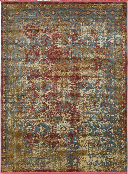 Caribbean Breeze Collection Area Rug -  Tobago Rectangle Red Main