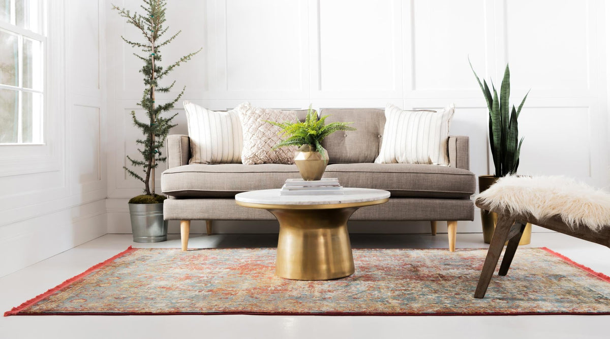 Caribbean Breeze Collection Area Rug -  Tobago Rectangle Red  lifestyle 3