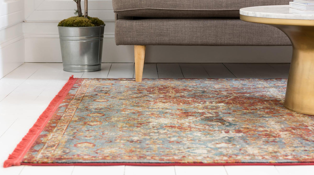 Caribbean Breeze Collection Area Rug -  Tobago Rectangle Red  lifestyle 4
