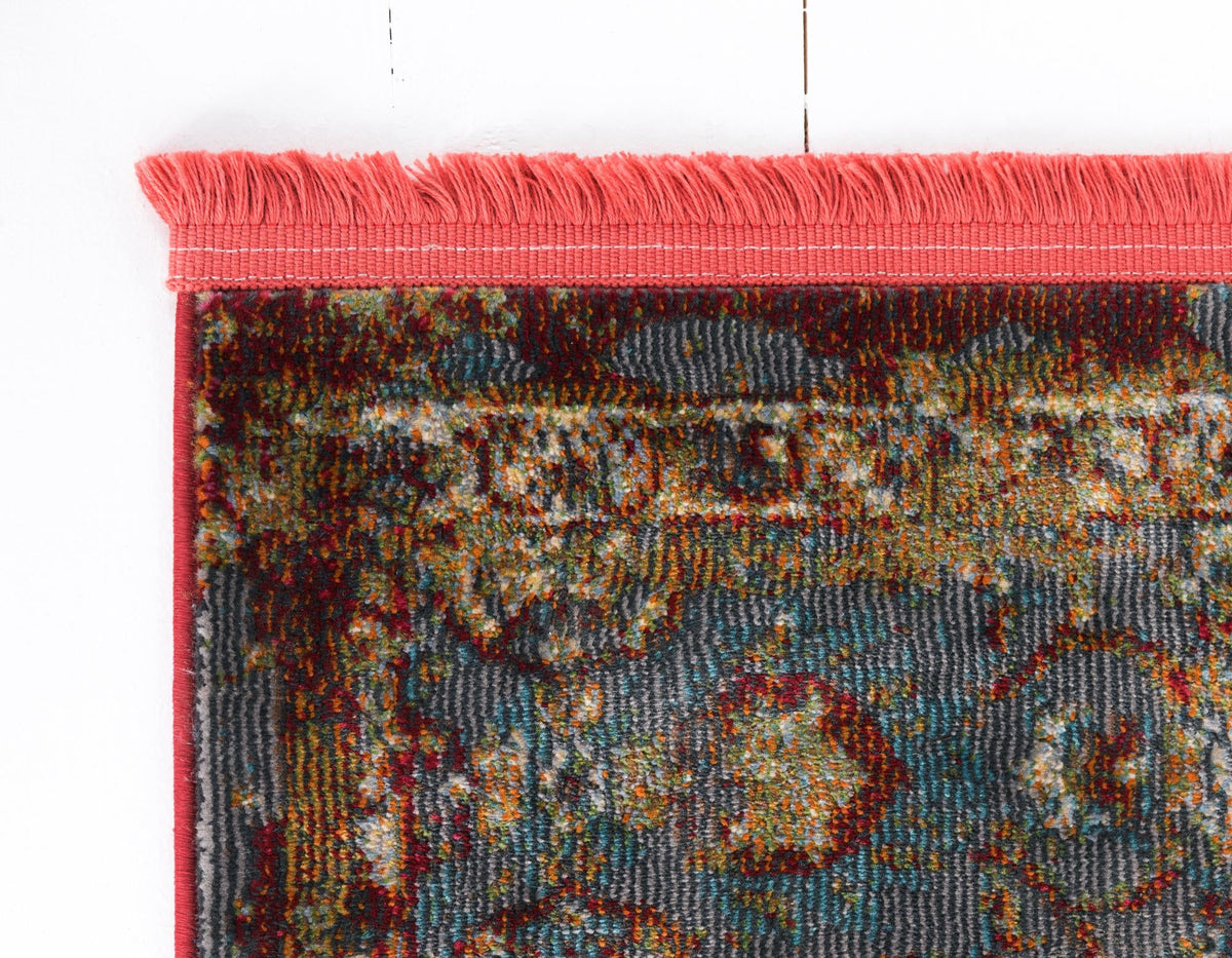 Caribbean Breeze Collection Area Rug -  Tobago Rectangle Red  lifestyle 9