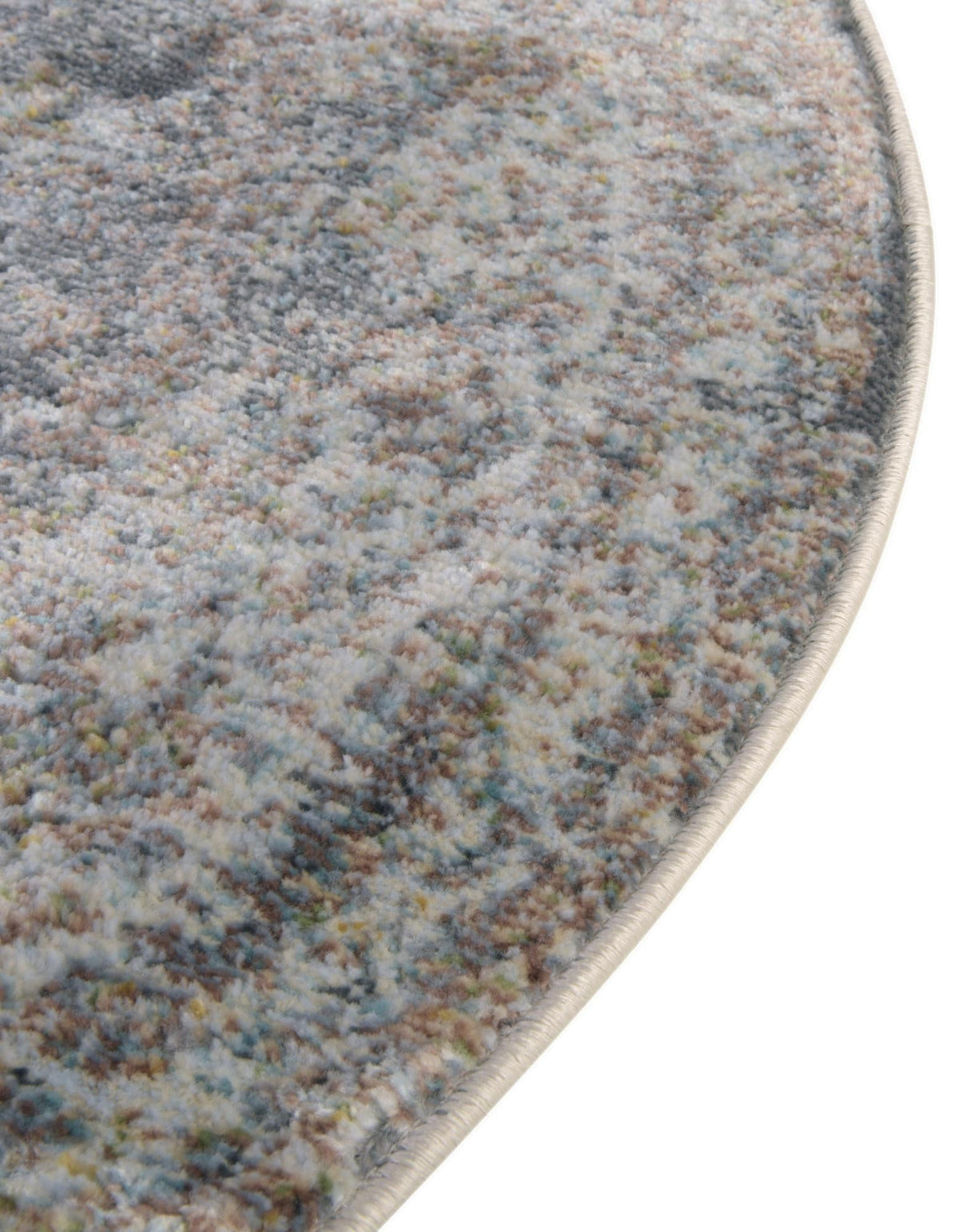 Caribbean Breeze Collection Area Rug -  Utila Round Fume Gray  lifestyle 46