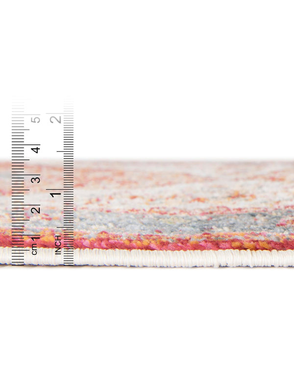 Caribbean Breeze Collection Area Rug -  Vieques Rectangle Rust Red  lifestyle 17