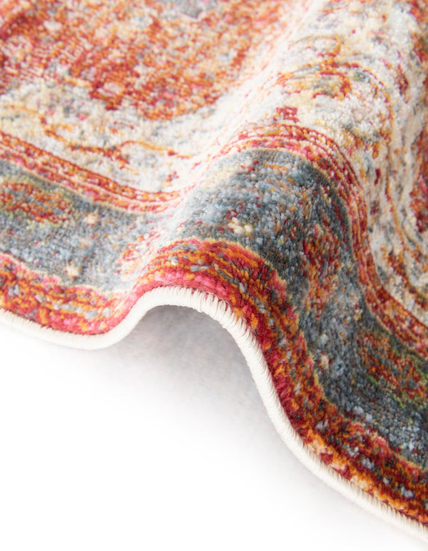 Caribbean Breeze Collection Area Rug -  Vieques Rectangle Rust Red  lifestyle 22