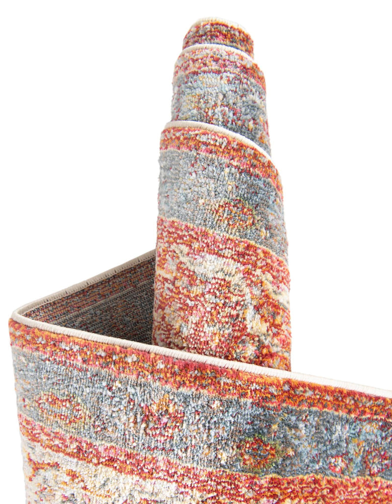Caribbean Breeze Collection Area Rug -  Vieques Rectangle Rust Red  lifestyle 23