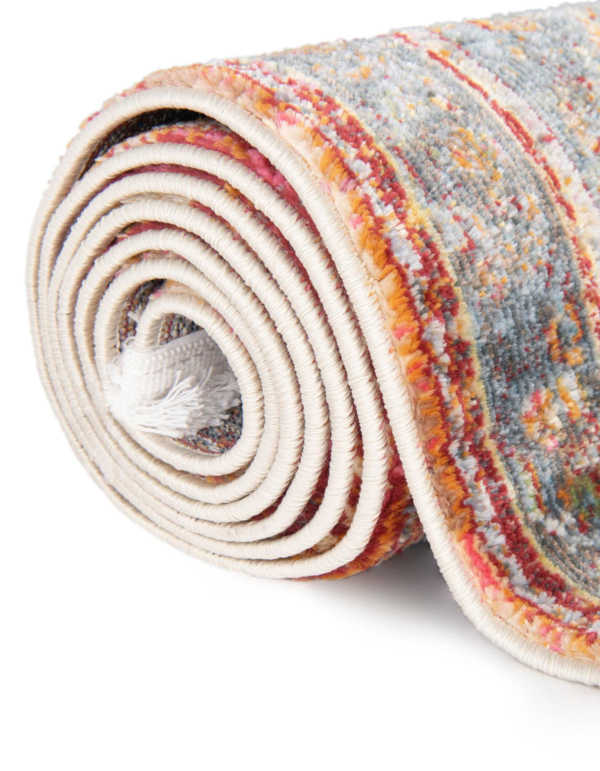 Caribbean Breeze Collection Area Rug -  Vieques Rectangle Rust Red  lifestyle 24