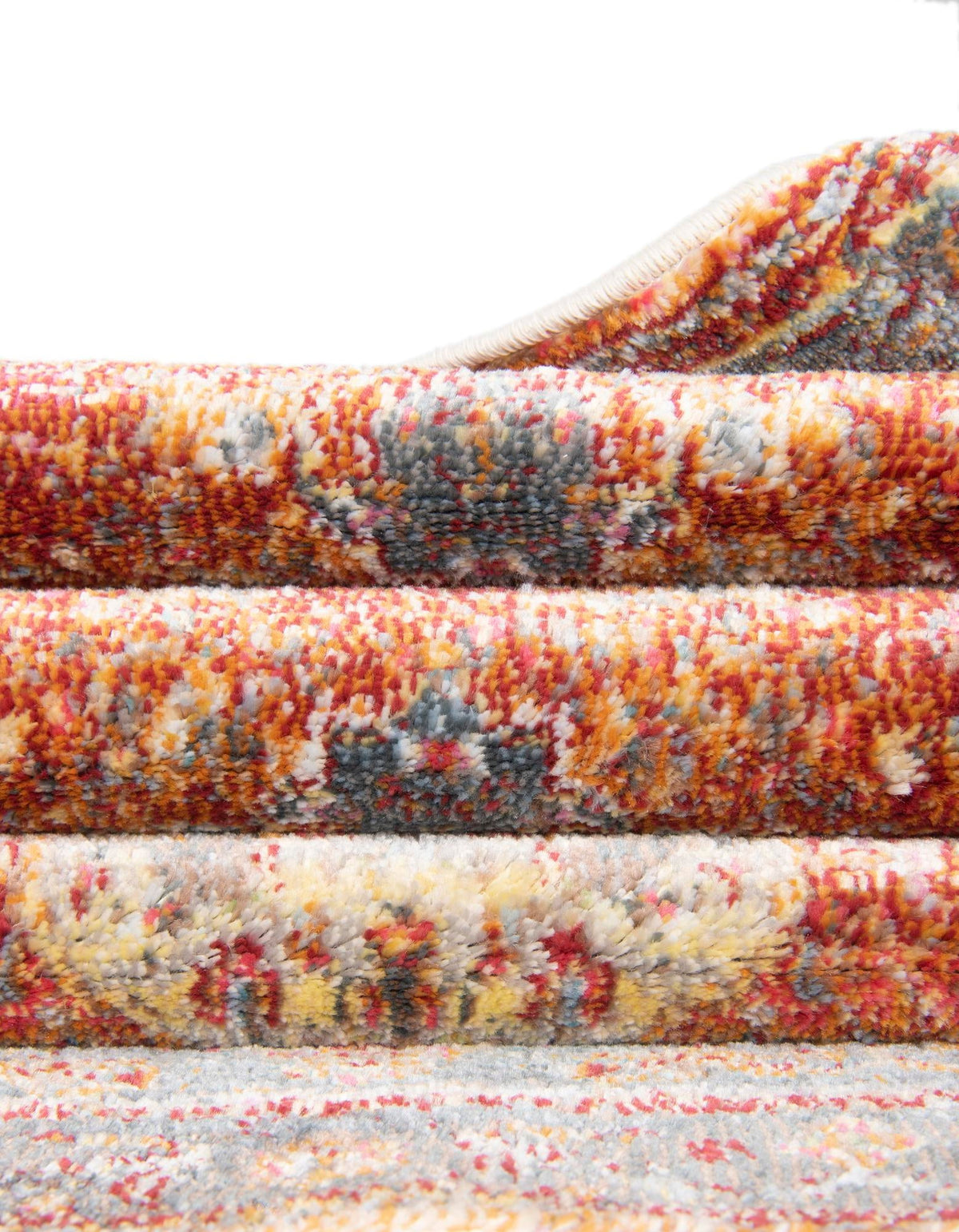 Caribbean Breeze Collection Area Rug -  Vieques Rectangle Rust Red  lifestyle 26