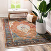 Caribbean Breeze Collection Area Rug -  Vieques Rectangle Rust Red  lifestyle 27