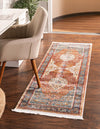 Caribbean Breeze Collection Area Rug -  Vieques Runner Rust Red  lifestyle 48