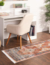 Caribbean Breeze Collection Area Rug -  Vieques Runner Rust Red  lifestyle 57