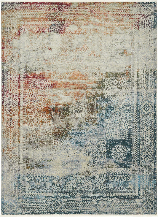 Caribbean Breeze Collection Area Rug -  Yucatan Rectangle Multi Main