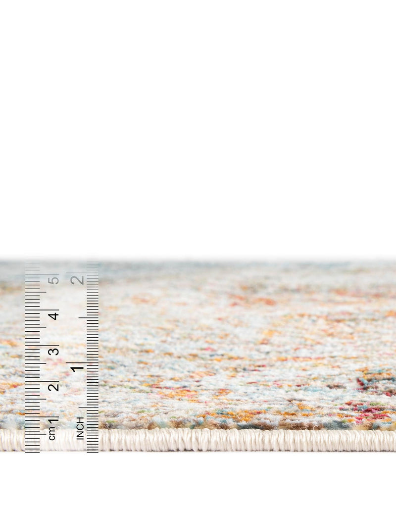 Caribbean Breeze Collection Area Rug -  Yucatan Round Multi  lifestyle 31