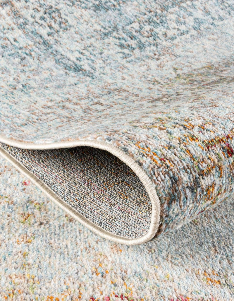 Caribbean Breeze Collection Area Rug -  Yucatan Round Multi  lifestyle 32