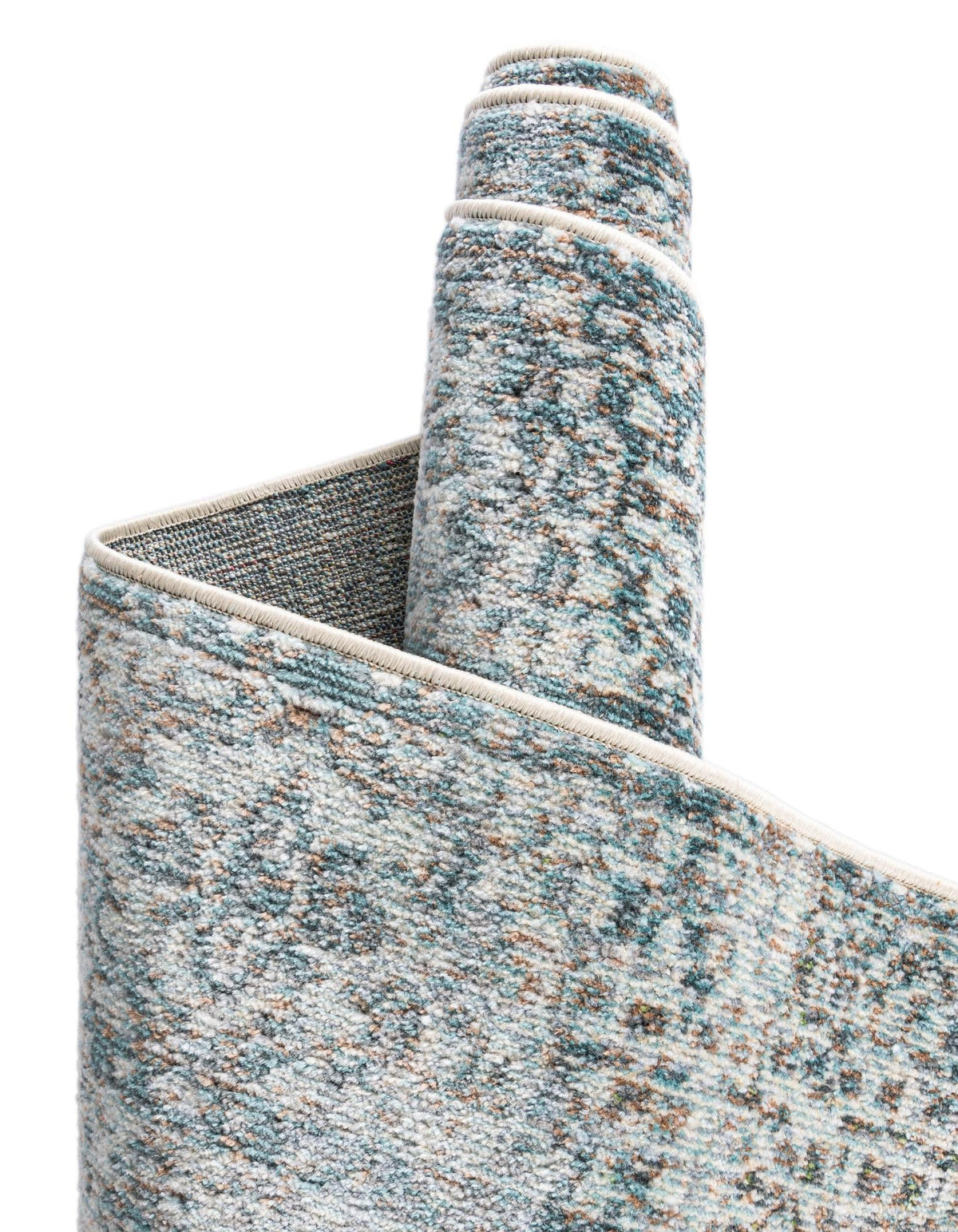 Caribbean Breeze Collection Area Rug -  Yucatan Round Multi  lifestyle 39