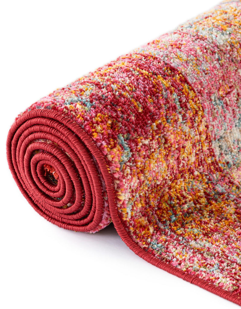 Caribbean Breeze Collection Area Rug -  Xcalak Rectangle Red  lifestyle 23