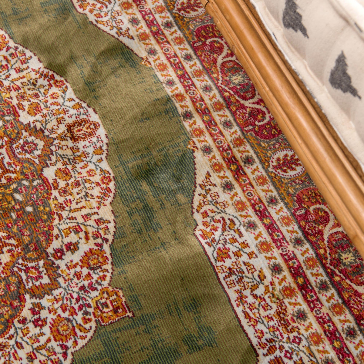 Caribbean Breeze Collection Area Rug -  Windward Rectangle Green  lifestyle 18