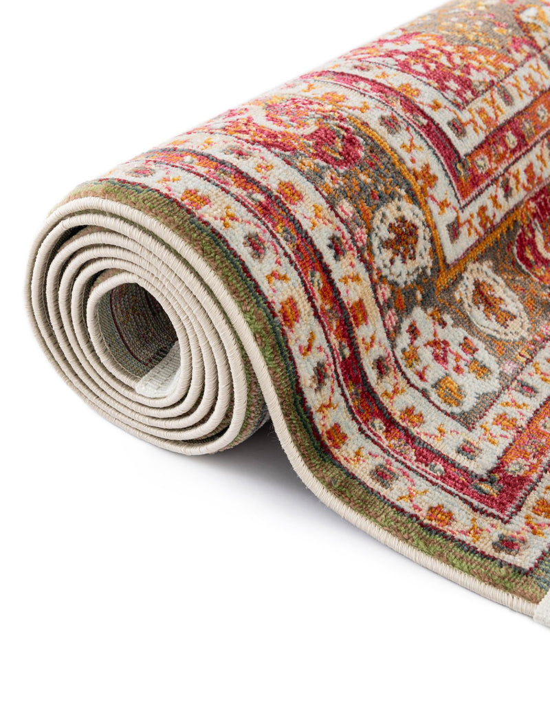 Caribbean Breeze Collection Area Rug -  Windward Rectangle Green  lifestyle 38