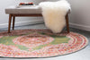 Caribbean Breeze Collection Area Rug -  Windward Round Green  lifestyle 65