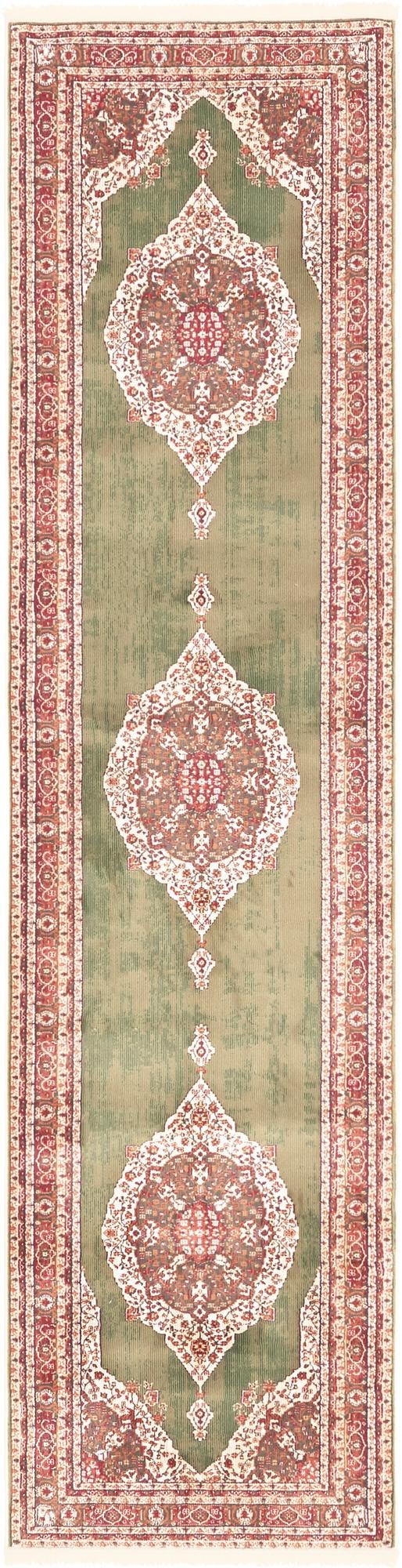 Caribbean Breeze Collection Area Rug -  Windward Runner Green  lifestyle 122