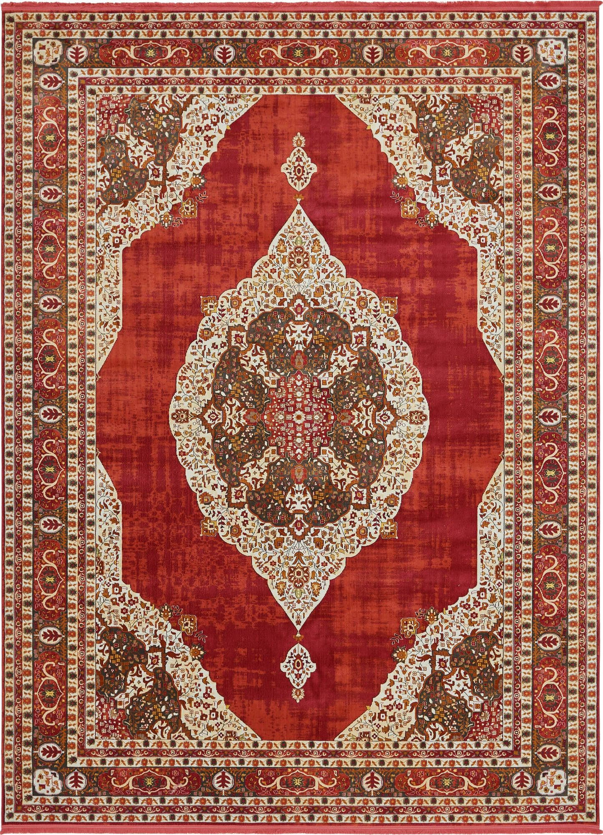 Caribbean Breeze Collection Area Rug -  Windward Rectangle Red Main