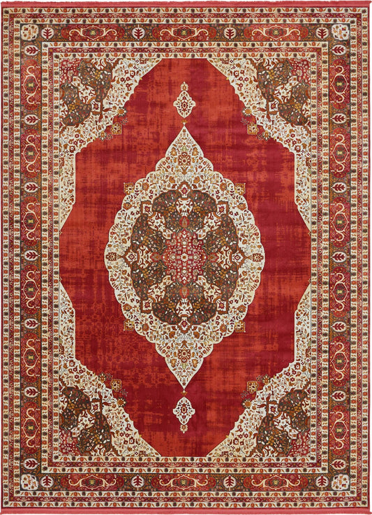 Caribbean Breeze Collection Area Rug -  Windward Rectangle Red Main